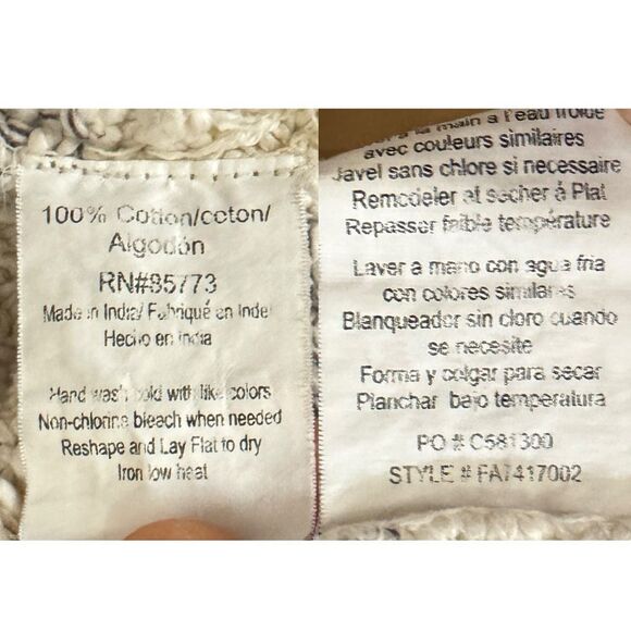 O'Neill Gray and Cream Cardigan Sweater Sz L - Picture 11 of 11